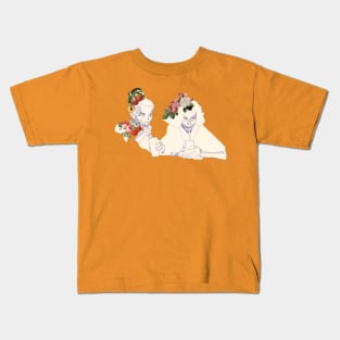 Ava and Ol' Blue Eyes Kids T-Shirt